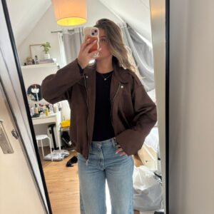 Suède brown jacket - One size